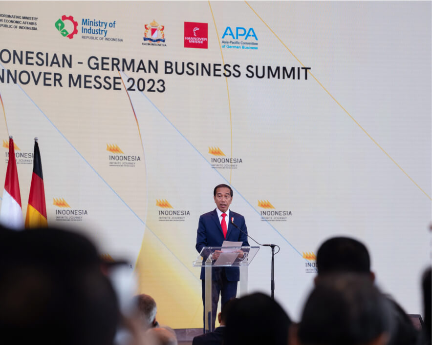 President Jokowi at Hannover Messe 2024