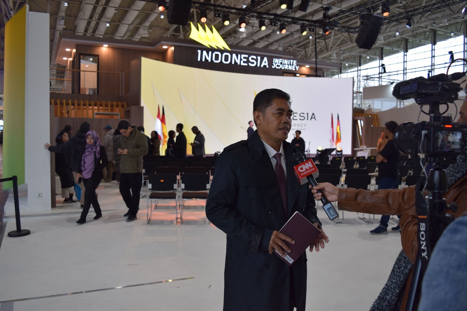Hundreds of International Journalists Visit the Indonesian Pavilion at Hannover Messe 2023